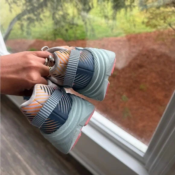 HOKA ONE ONE WOMEN'S RINCON light blue orange 9 - Picture 5 of 6